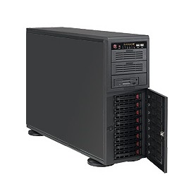 Supermicro SuperServer 5046A-XB, Black Intel® X58 Express Socket B (LGA 1366) Armadio (4U) Nero (SYS-5046A-XB)