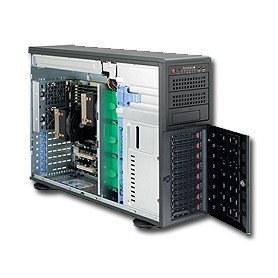 Supermicro SYS-7046T-H6R sistema barebone per server Intel® 5520 Socket B (LGA 1366) Armadio (4U) (SYS-7046T-H6R)