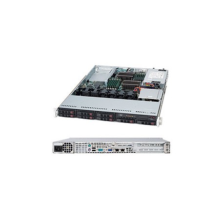 Supermicro SuperServer 1026T-UF Intel® 5520 Socket B (LGA 1366) Rack (1U) Nero (SYS-1026T-UF)