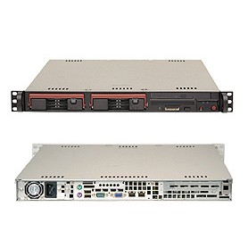 Supermicro SuperServer 6016T-T Intel® 5500 Socket B (LGA 1366) Rack (1U) Nero (SYS-6016T-T)