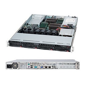 Supermicro SuperServer 6016T-NTF Socket B (LGA 1366) Rack (1U) (SYS-6016T-NTF)