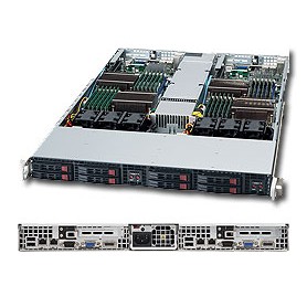 Supermicro SuperServer 1026TT-IBXF Intel® 5500 Socket B (LGA 1366) Rack (1U) Nero (SYS-1026TT-iBXF)