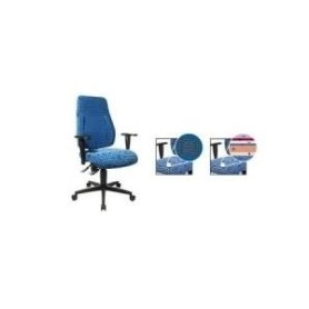 Topstar Operator-Drehstuhl LADY SITNESS, Permanentkontakt-Mechanik, blau (LT0BK BC6)