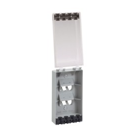 Panduit CFPWR4CL cassetta di scarico Grigio, Bianco