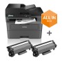 Brother MFC-L2827DWXL stampante multifunzione Laser A4 1200 x 1200 DPI 32 ppm Wi-Fi (MFCL2827DWXLRE1)