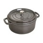 Staub 40500-246-0 padella 3,8 L Rotondo Grafite, Grigio (40500-246-0)