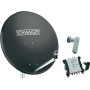 Schwaiger SAT-Anlage ohne Receiver Anthrazit Teilnehmer-Anzahl: 8 (SPI9961SET6)