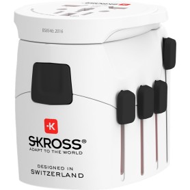 Skross 61260 adattatore per presa di corrente Universale Bianco (1.103180)