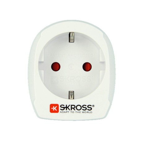 Skross 1.500203-E adattatore per presa di corrente Tipo B Universale Bianco