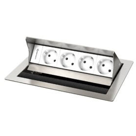 Kindermann 7492000054 cassetta di scarico Tipo F Acciaio inox, Bianco