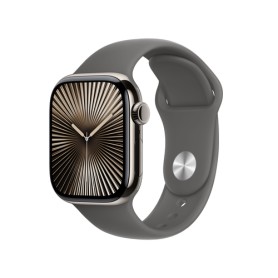 Apple Watch Series 10 OLED 42 mm Digitale 374 x 446 Pixel Touch screen 4G Titanio Wi-Fi GPS (satellitare) (MWXD3QF/A)