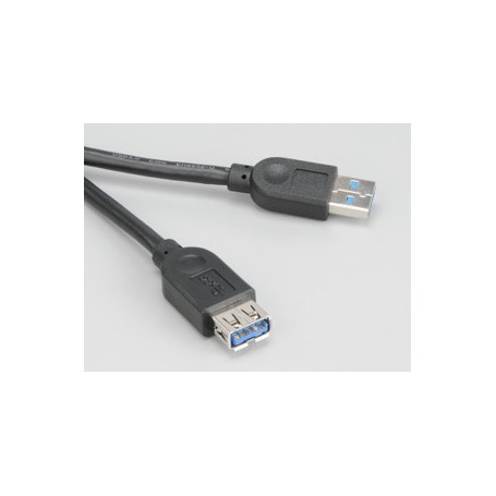 Akasa USB 3.0 cable Ext cavo USB 1,5 m Nero (AK-CBUB02-15BK)