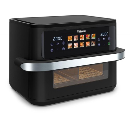 Tristar Doppia 10 L Indipendente 2800 W Friggitrice ad aria calda Nero, Acciaio inox (FR-9078)