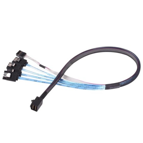 Silverstone CPS05 0,5 m Nero, Blu, Bianco (SST-CPS05)
