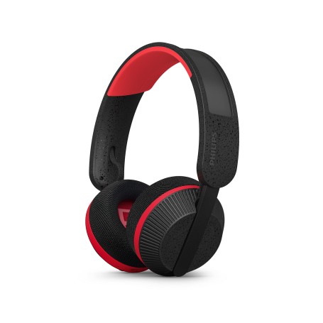 Philips Serie 6000 TAA6219BK/00 cuffia e auricolare Cuffie Wireless A Padiglione MUSICA Bluetooth Nero, Rosso
