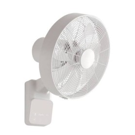 CasaFan AIROS ECO DESIGN WALL WE Wandventilator 45 W (Ø x H) 404 cm x 540 mm Weiß mit Fernbedienung, Timer (74016)