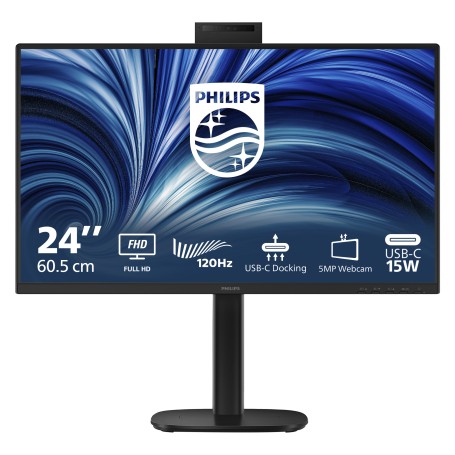 Philips Serie 3000 24B2U3301H/00 Monitor PC 60,5 cm (23.8") 1920 x 1080 Pixel Full HD LCD Nero
