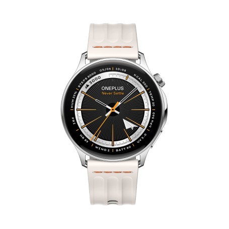OnePlus Watch Lite 3,71 cm (1.46") AMOLED 45 mm Digitale 464 x 464 Pixel Touch screen Argento GPS (satellitare) (5491100521)