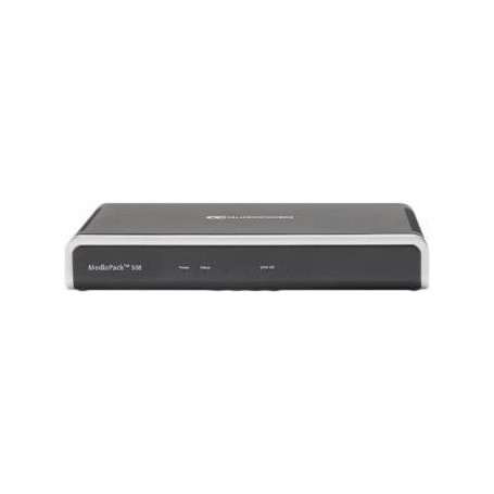 Audiocodes MediaPack 502 analog VoIP gateway with 2 FXS Voice Interfaces with software upgradable option to 4 FXS (MP502/2S/SIP)