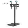 Hama 00220912 Supporto TV a parete 190,5 cm (75") Nero