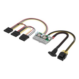 Akasa Compact Power 200 adattatore e invertitore Interno 180 W Multicolore (AK-PE200-01)