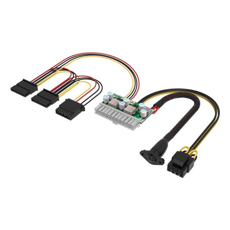 Akasa Compact Power 200 adattatore e invertitore Interno 180 W Multicolore (AK-PE200-01)