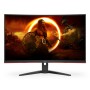 AOC G2 CQ32G2SE/BK Monitor PC 80 cm (31.5") 2560 x 1440 Pixel 2K Ultra HD LED Nero, Rosso