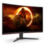 AOC G2 CQ32G2SE/BK Monitor PC 80 cm (31.5") 2560 x 1440 Pixel 2K Ultra HD LED Nero, Rosso