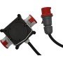 Brennenstuhl 1153680200 prolunghe e multiple 2 m 2 presa(e) AC Esterno Nero, Rosso, Bianco