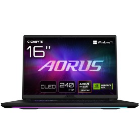GIGABYTE AORUS MASTER 16 6YJM5DEE65SP laptop AMD Ryzen™ 9 9955HX3D Computer portatile 40,6 cm (16") WQXGA 32 GB DDR5-SDRAM 2 T