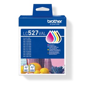 Brother LC527VAL cartuccia d'inchiostro 4 pz Originale Nero, Ciano, Magenta, Giallo