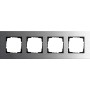 GIRA 0214219 Placca copripresa e copri interruttori Acciaio inox