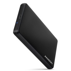 Axagon EE25-SLC contenitore di unità di archiviazione Box esterno HDD/SSD Nero 2.5"