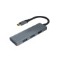 Akasa AK-CBCA25-18BK hub di interfaccia USB 3.2 Gen 1 (3.1 Gen 1) Type-C 5000 Mbit/s Grigio (AK-CBCA25-18BK)
