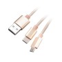 Akasa AK-CBUB42-12GL cavo USB 1,2 m USB 2.0 USB A USB C/Micro-USB B Oro (AK-CBUB42-12GL)