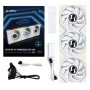 Lian Li 12TLLCD1W3W sistema di raffreddamento per computer Case per computer Ventilatore 12 cm Bianco