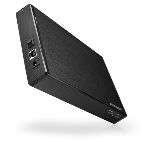 Axagon EE35-XA3 contenitore di unità di archiviazione Box esterno HDD Nero 3.5" (EE35-XA3)