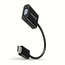Axagon RVH-VGN cavo e adattatore video 0,17 m HDMI tipo A (Standard) VGA (D-Sub) Nero (RVH-VGN)