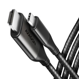 Axagon RVC-HI2MC cavo e adattatore video 1,8 m USB tipo-C HDMI Nero