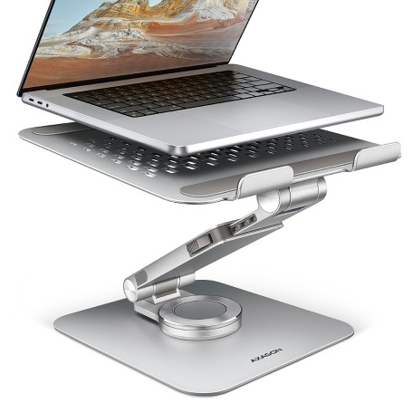 Axagon STND-LR supporto per laptop Supporto per laptop e tablet Argento 43,9 cm (17.3")