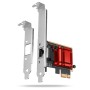 Axagon PCEE-G25 scheda di rete e adattatore Interno Ethernet 2500 Mbit/s