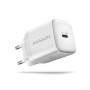 Axagon ACU-PD20W wall charger 1x QC3.0/AFC/FCP/PD type-C 20W white Telefono cellulare, Smartphone, Orologio intelligente, Tablet