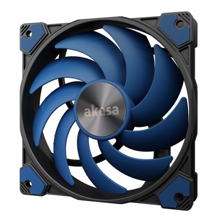 Akasa ALUCIA SC Case per computer, Processore Ventilatore 14 cm Nero, Blu 1 pz (AK-FN118)