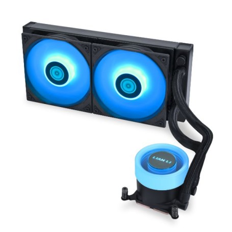 Lian Li GA II LITE Processore Kit di raffreddamento a liquido 12 cm Nero (GA2L24RB)