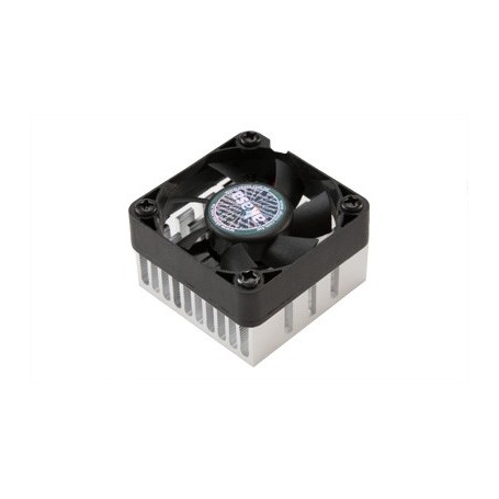 Akasa AK-210-BK sistema di raffreddamento per computer Circuiti integrati Refrigeratore 4 cm Nero 1 pz