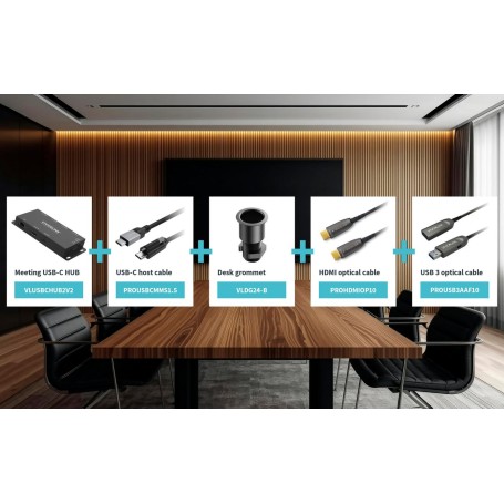 Vivolink Meeting Room Package medium size room adattatore grafico USB (BYOD-MEDIUM)