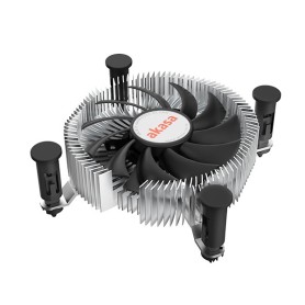 Akasa AK-CC6601EP01 sistema di raffreddamento per computer Processore Dissipatore di calore/Radiatore 7,5 cm Alluminio, Nero 1 p
