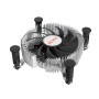Akasa AK-CC6601EP01 sistema di raffreddamento per computer Processore Dissipatore di calore/Radiatore 7,5 cm Alluminio, Nero 1 p