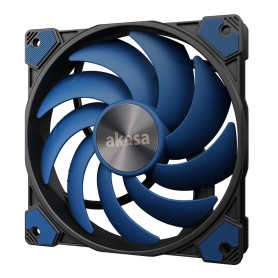 Akasa ALUCIA SC Case per computer, Processore Ventilatore 12 cm Nero, Blu 1 pz (AK-FN117)