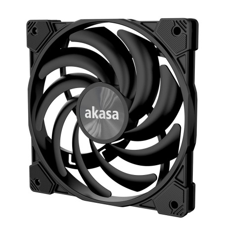 Akasa Alucia XS12 Case per computer Dissipatore di calore/Radiatore Nero 1 pz (AK-FN122-BK)